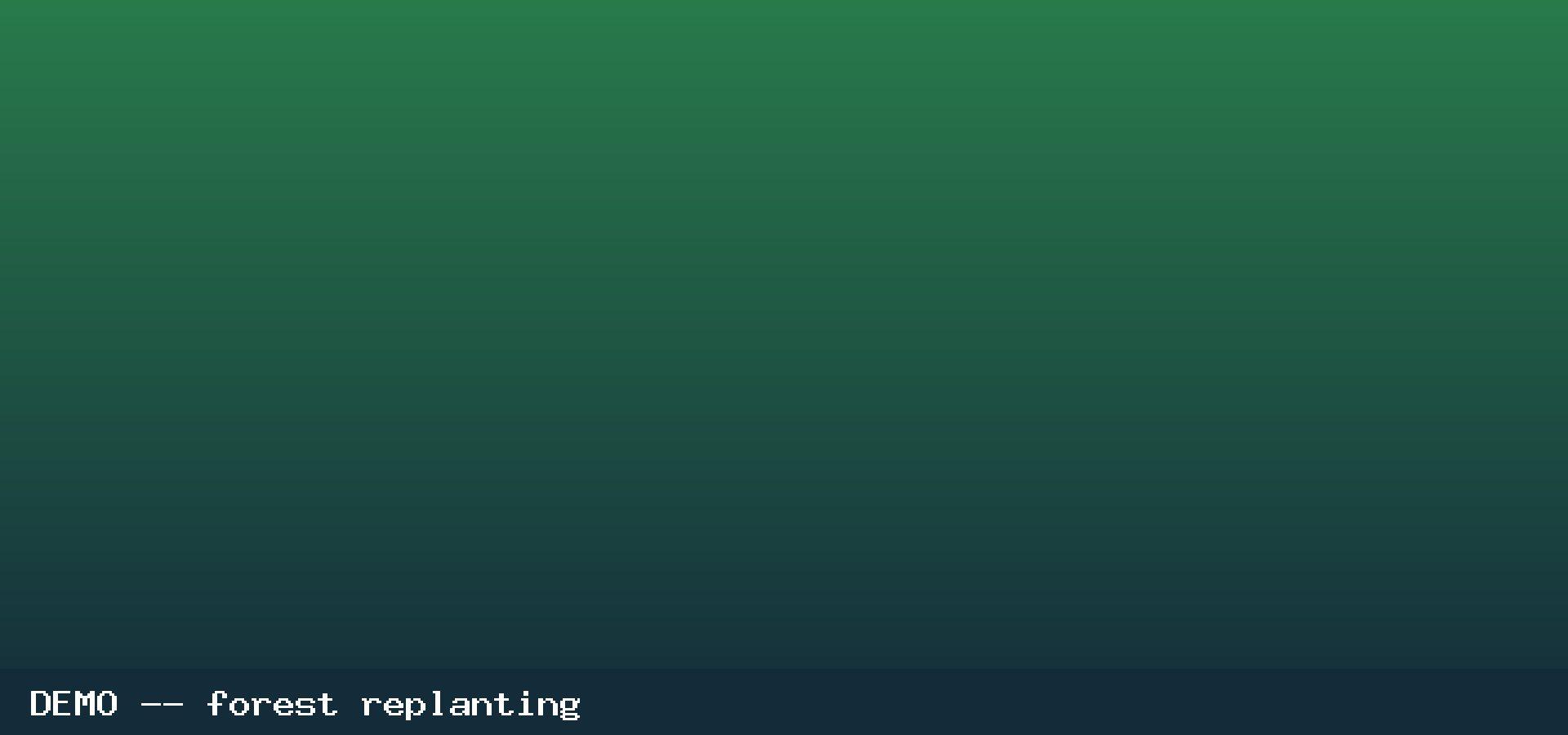Placeholder image representing forest replanting (demo content)