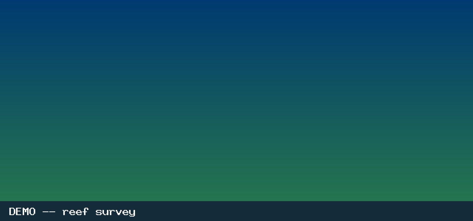 Placeholder image representing reef survey (demo content)