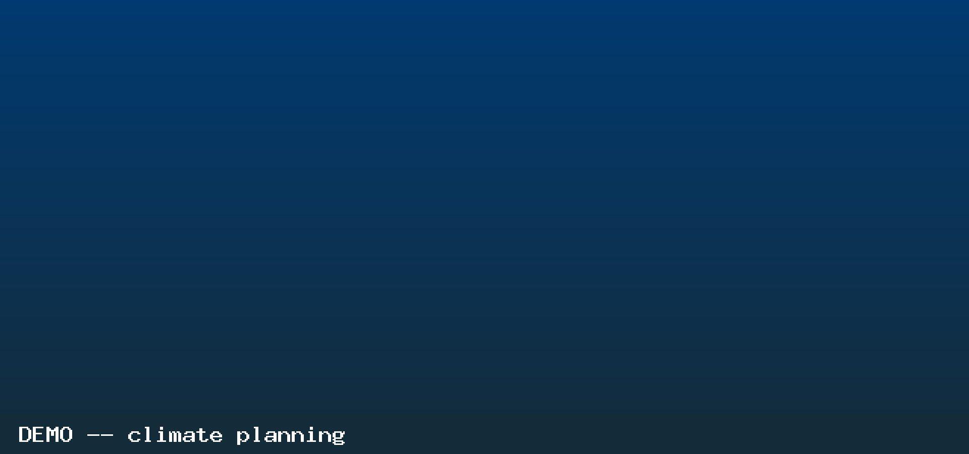 Placeholder image representing climate planning (demo content)