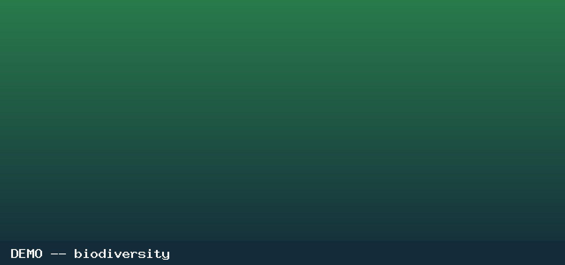 Placeholder image representing biodiversity (demo content)